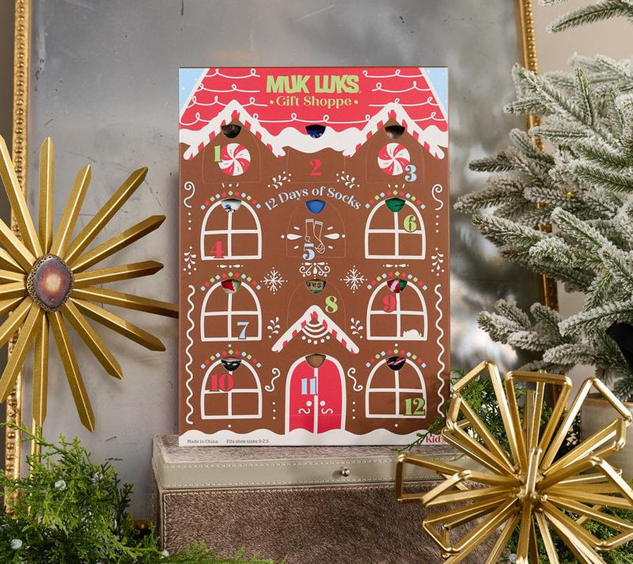 MUK LUKS Kid'S 12 Days of Christmas Socks