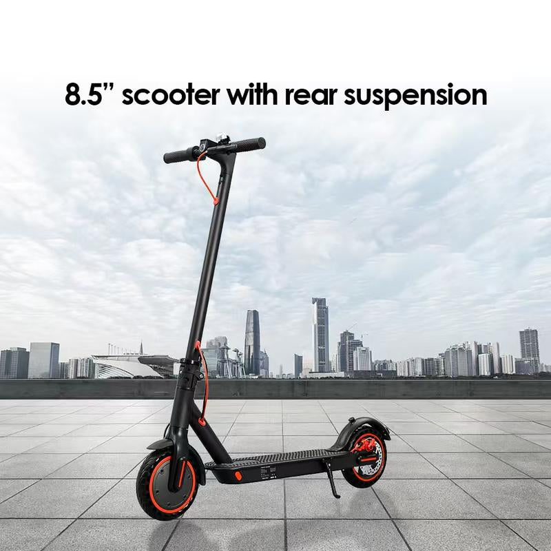 Longsail Electric Scooter Adult 8.5/12-Inch Tires 16/18MPH 250/500W Motor 22-29 Mile Range Foldable Dual Suspension Scooter C1/M1/M5