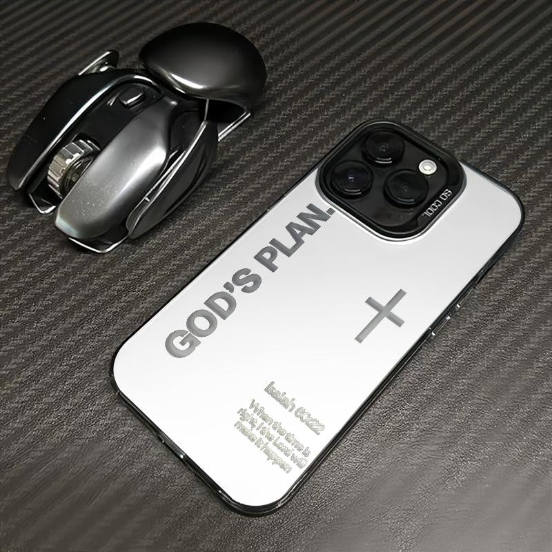 God'S Arrangement Cross Pattern Religious Art Fashion TPU Laser Craft Phone Case Suitable for Iphone 17 16 15 1413 12 11 Samsung Galaxy S25 S24 S23 S22 anti Drop Phone Case